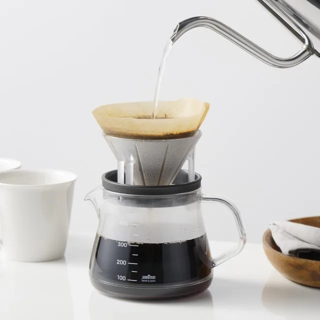 Hot Selling Tritan Coffee Server Dripper Set For For Home Use Coffee Server STRON 400 Compact Dripper Set