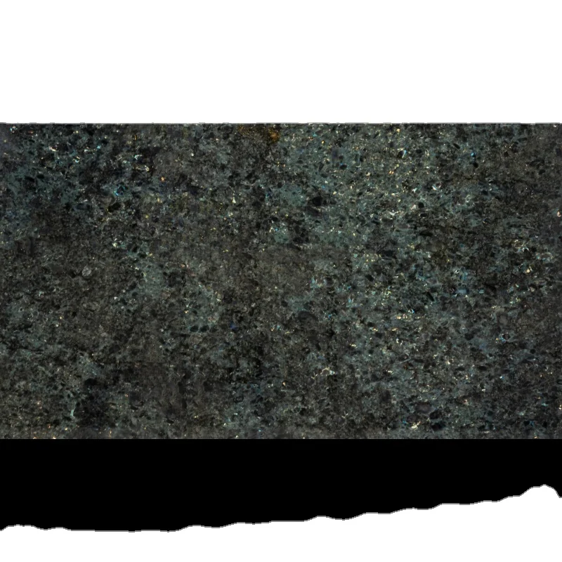 Highly Polished Lemurian Blue Granite Stone Slab