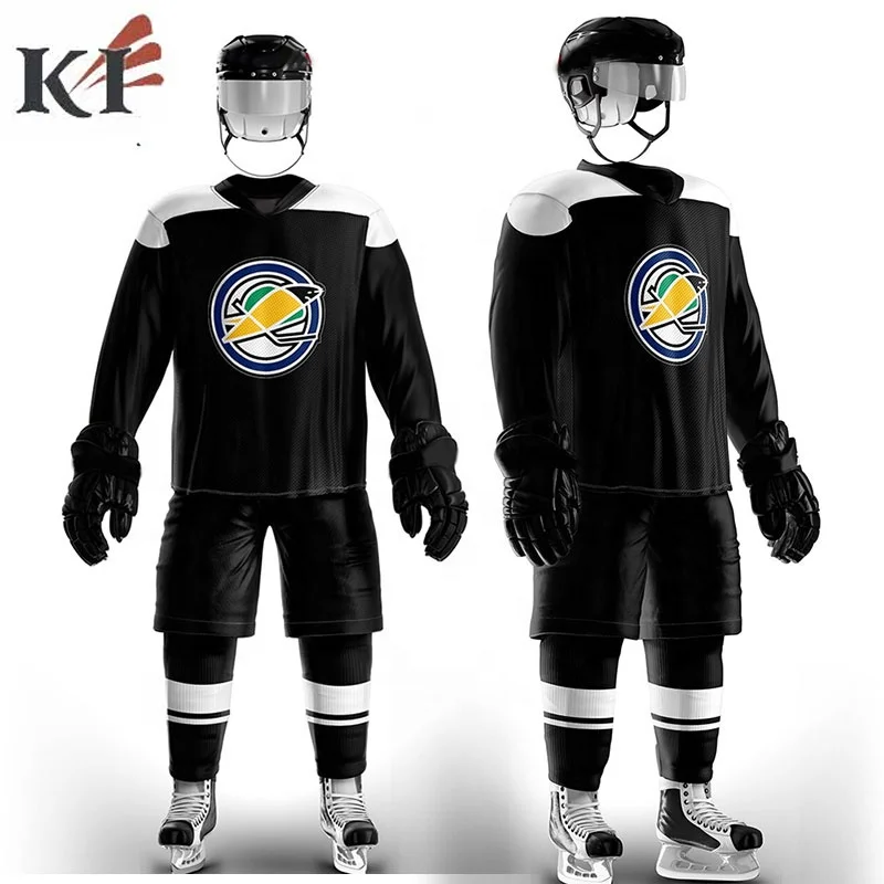 Униформа для хоккея с сублимационной печатью тренировочная рубашка мужчин и мальчиков взрослых молодежи 2021