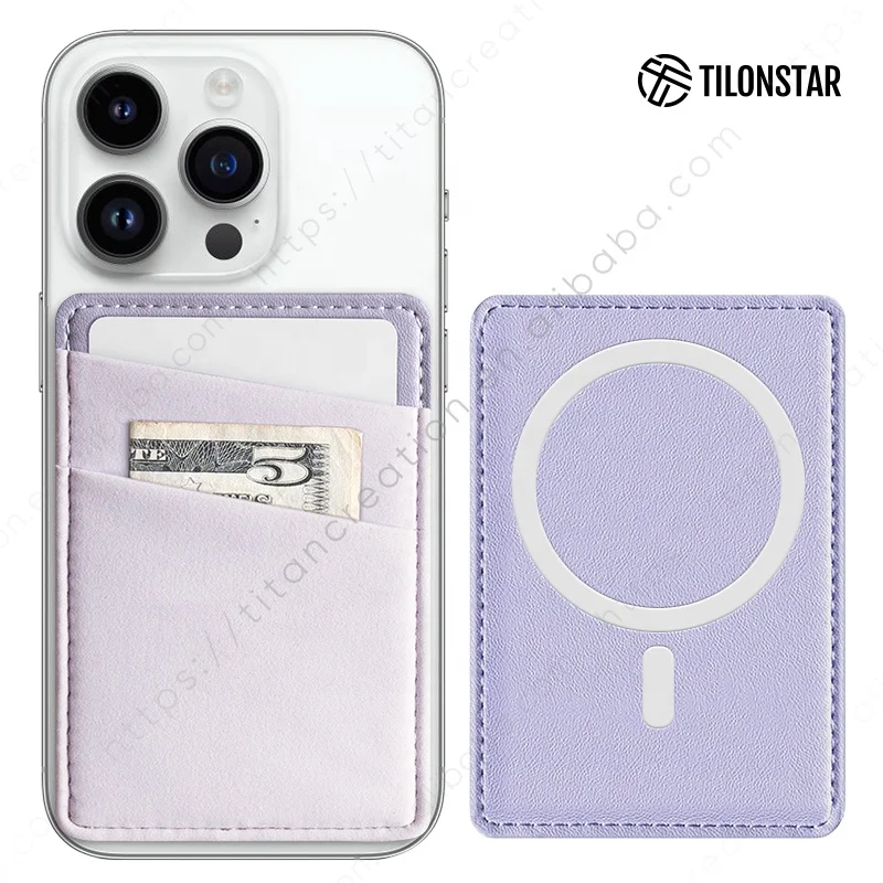 TILONSTAR TWM143 кожаный бумажник для кредитных карт Rfid держатель магнитный мобильного телефона