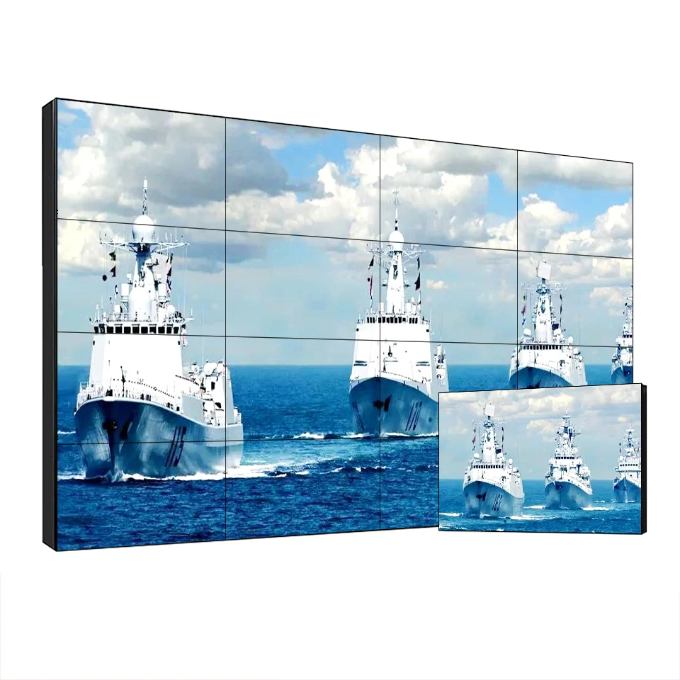 40 55inch 3.5mm  bezel Splice screen Digital Signage wall  4K HD display did lcd video wall panel for Advertising display