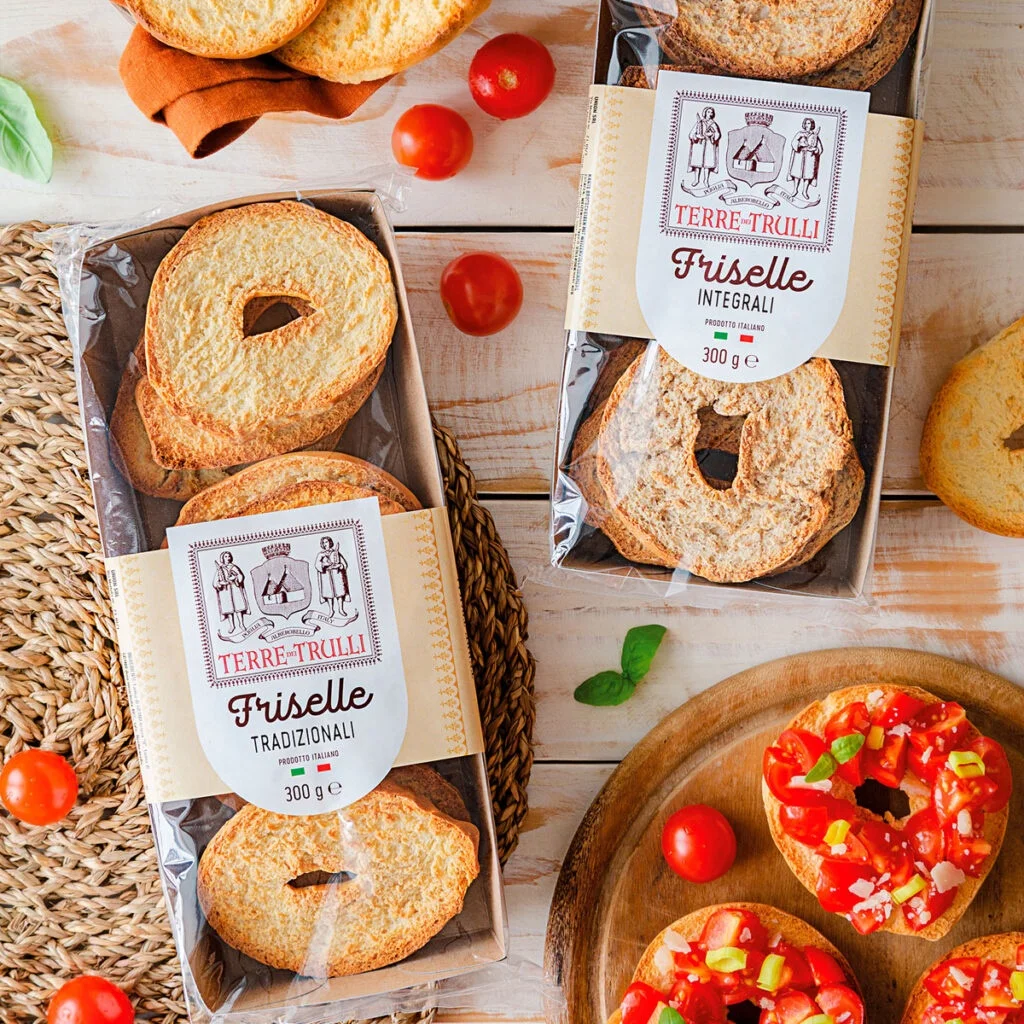 Итальянская зернистая закуска-оптовая продажа фризель 300 г-готовый к употреблению хлеб