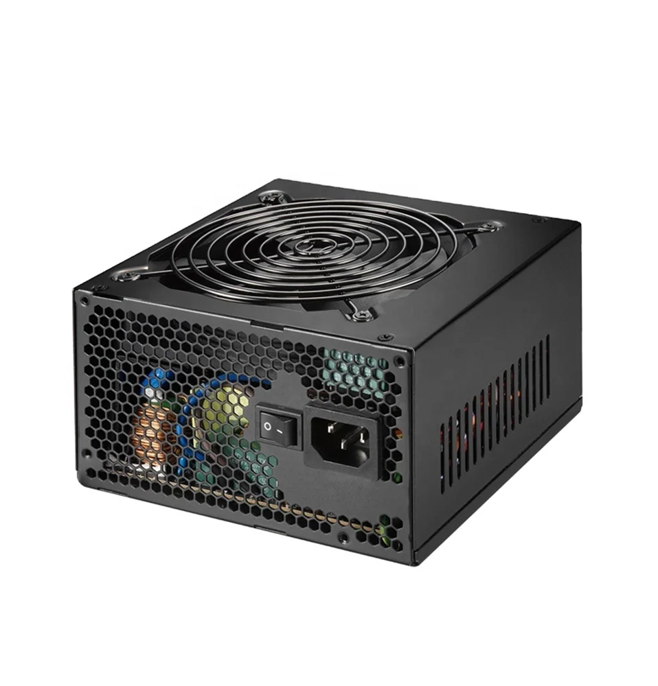 Мощный блок питания для ПК atx 600 Вт для игрового компьютера