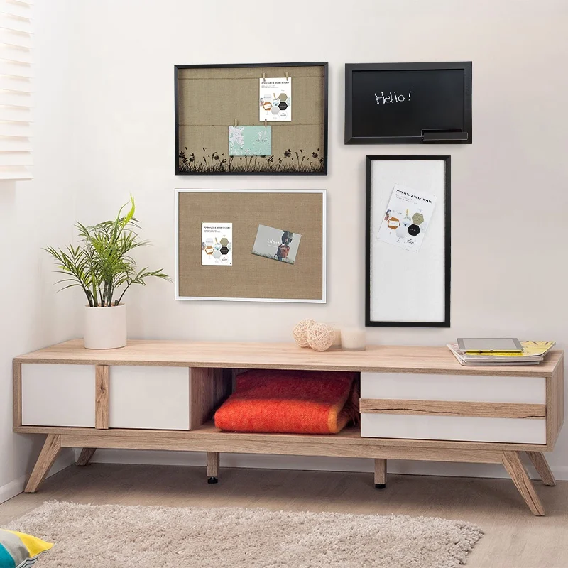 Объявлений черная доска Оформлена Настенный сообщение с крепящимся