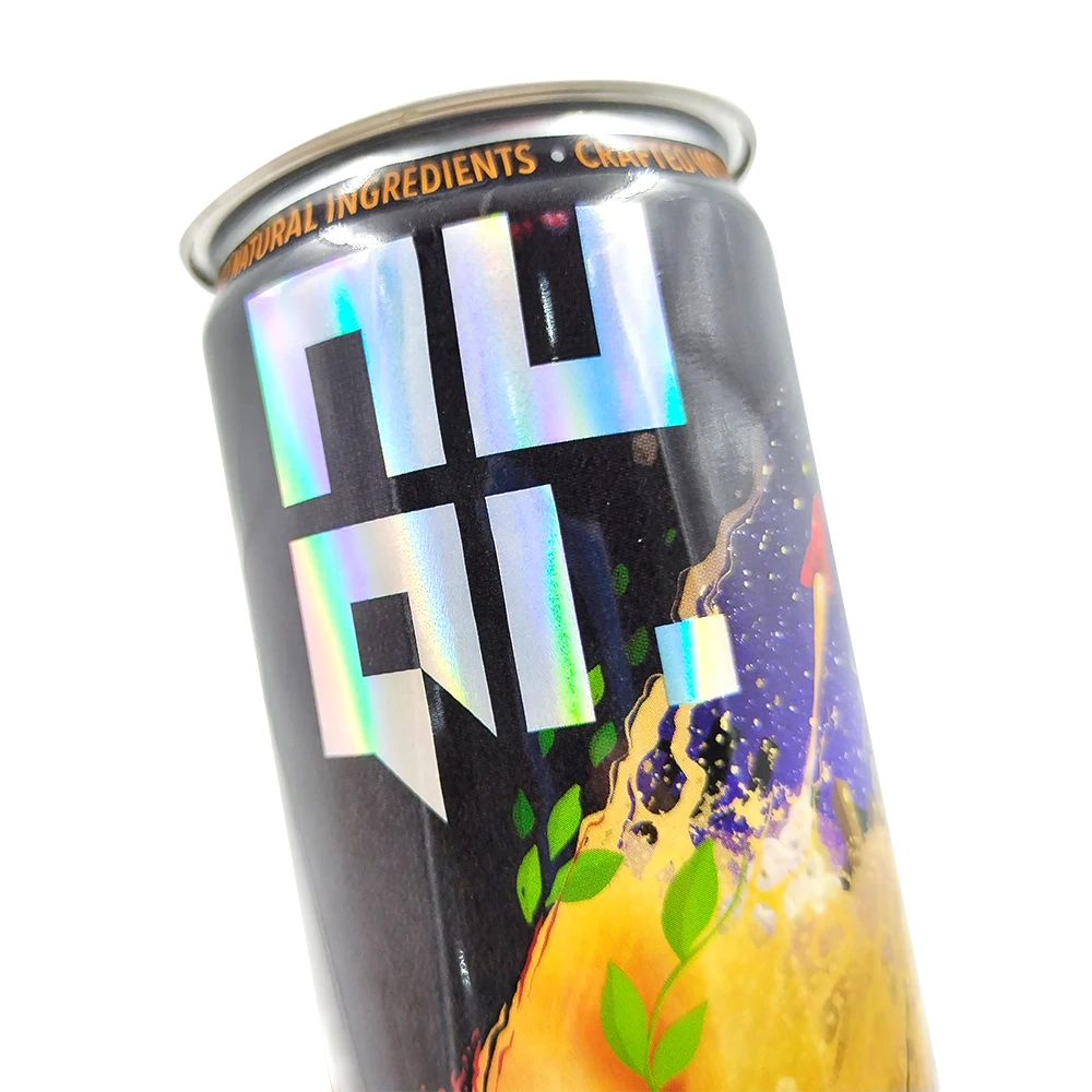 Customised Printed Wrap Plastic Shrinking Sleeve Soda Drink Aluminum Can Application