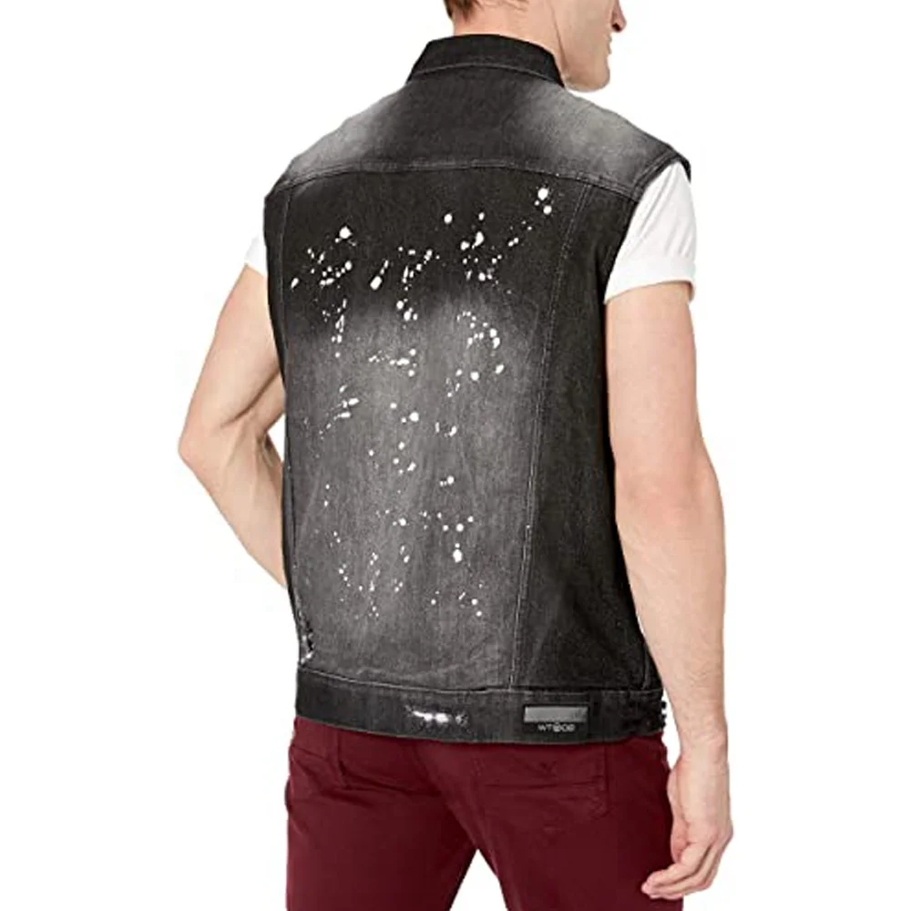 
Hot sale Men Fashion washing Jacket Denim Jackets long sleeve with custom shank buttons denim jacket 