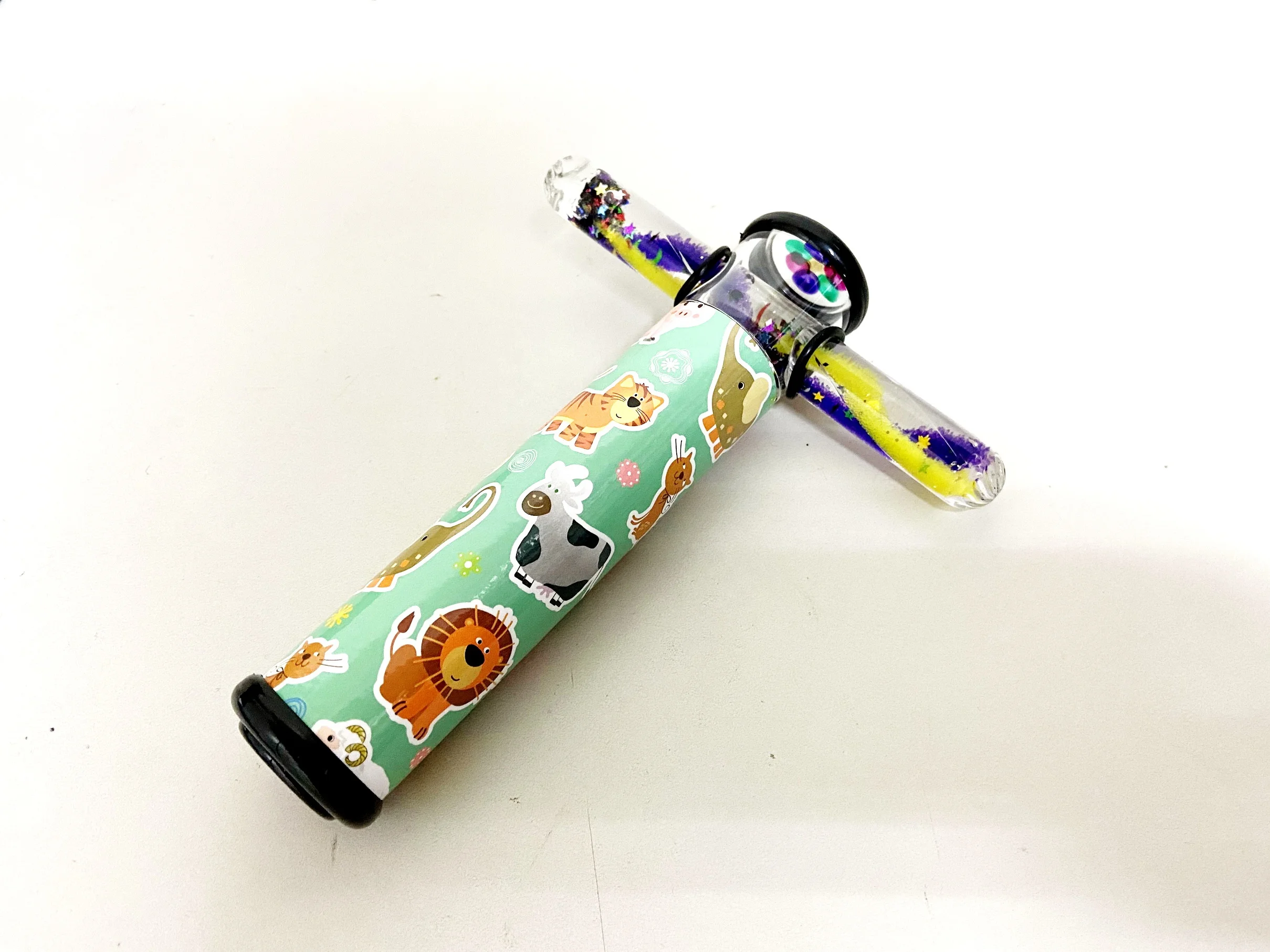 Новый дизайн, калейдоскоп, образовательная игрушка, красочная бумажная игрушка с принтом, калейдоскоп