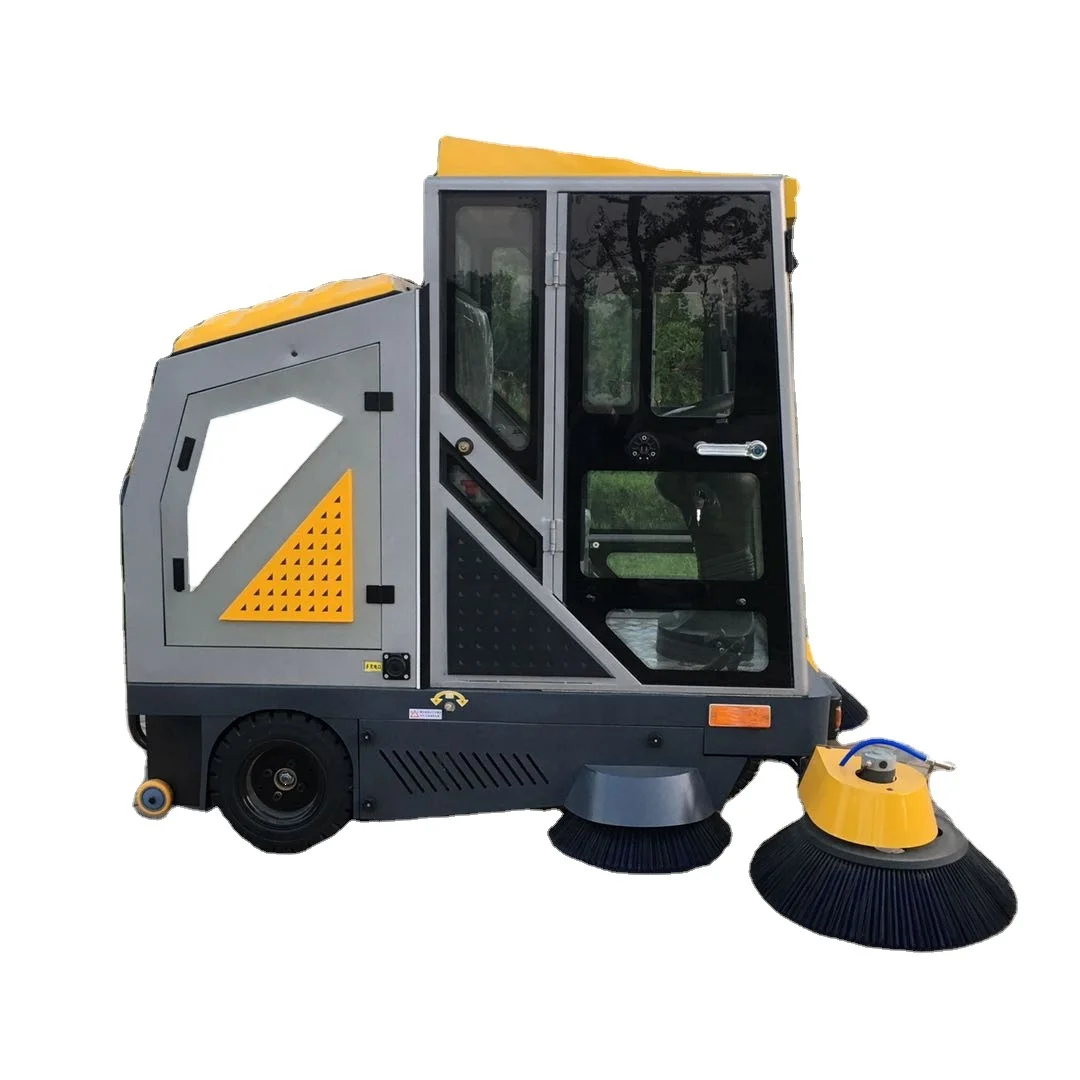 Hot Driving Type Road Sweeper Industrial wholesale electric battery operated Sweeper Floor Cleaner Machine Ride On Floor sweeper