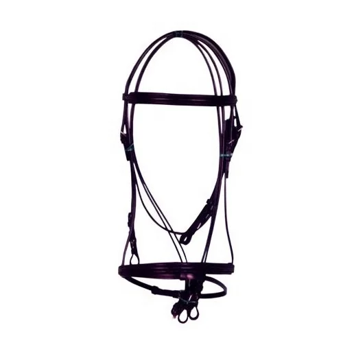 Bridle 2022 Hot Selling Durable Leather Wholesale Horse Riding Snaffle Bridle For Sale equestrian horse saddlery goods