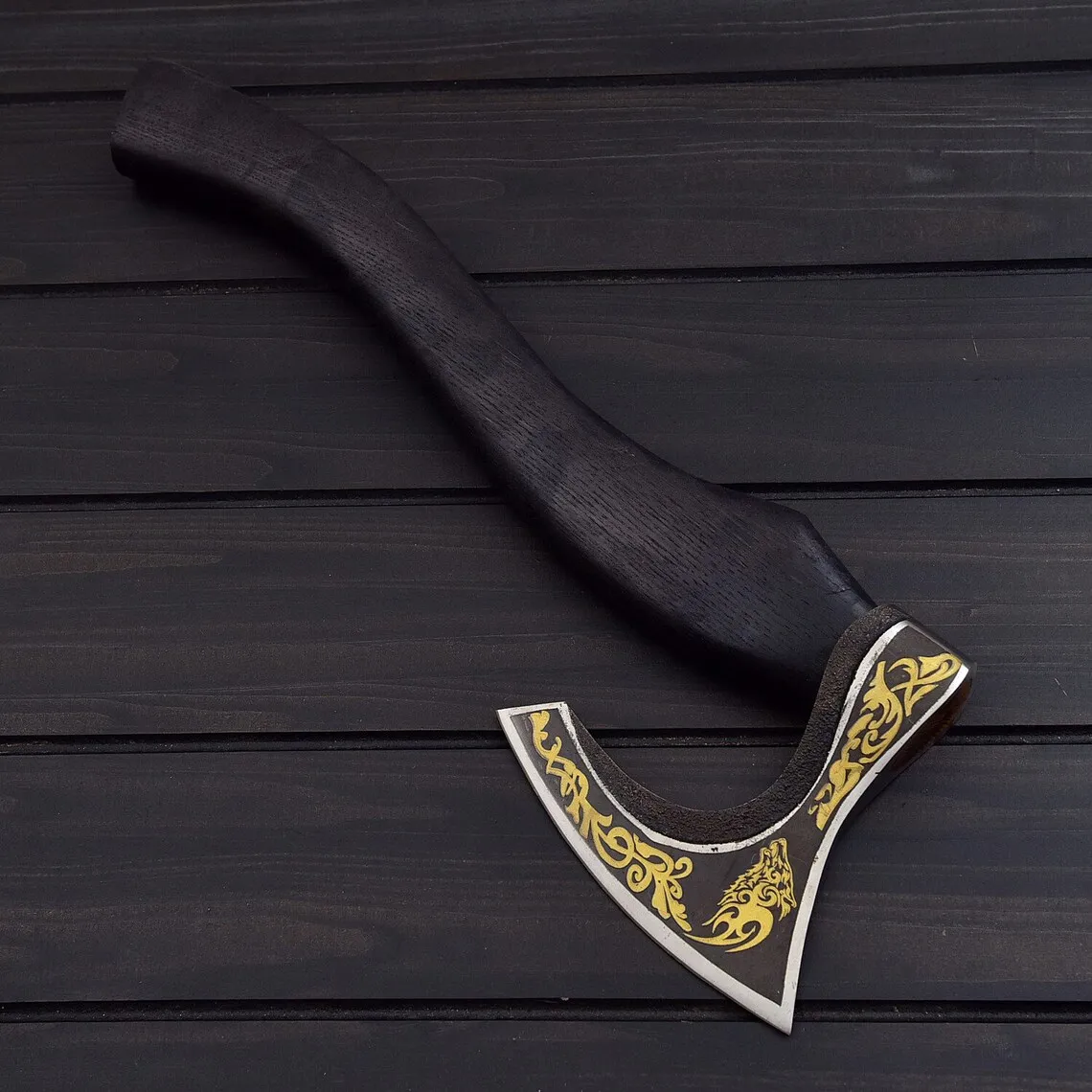 Новый ручной Кованый топор из нержавеющей стали Viking Tomahawk промышленного класса с деревянной ручкой