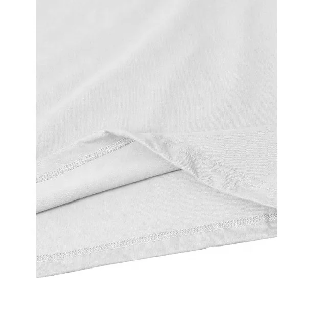 160 gsm Pure cotton Blank white t-shirt summer casual knitted cotton fabric for promotional use Round neck Short sleeve t shirt