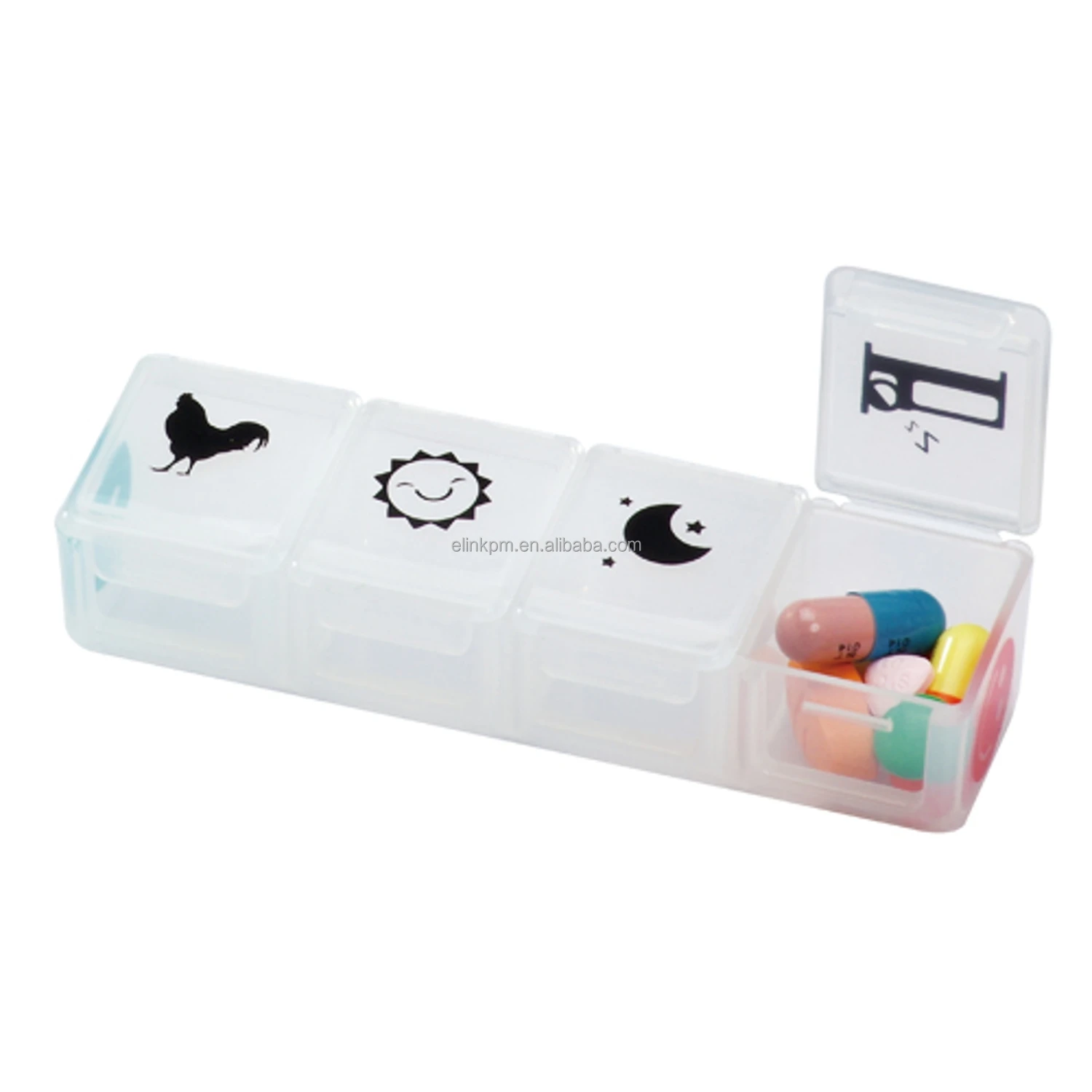 Прозрачный ящик-таблетка