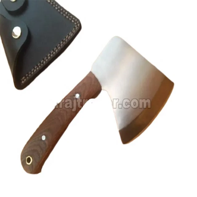 Custom Handmade D2 Steel Axe With Handle Material Wood