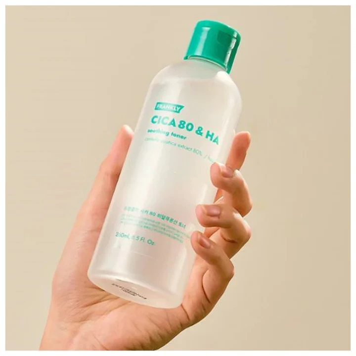 FRANKLY Korean Skincare Toner with 80% Cica & Hyaluronic Acid Centella Toning Formula