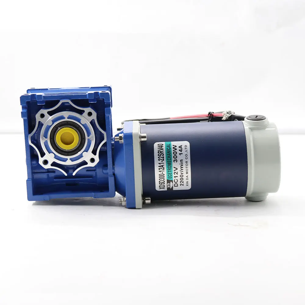 24v 60w to 210w brushless worm gear dc motor electric dc motor with worm gearbox