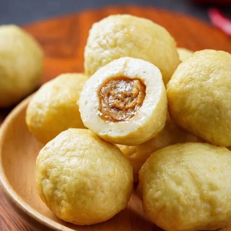 Заводская поставка золотые рыбные шарики низкая цена вкусный повар горячий горшок