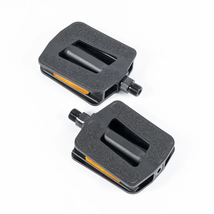 Road Bike Flat Plastic Pedals Durable Bicycle Pedal