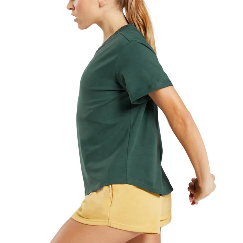 Best Design Female T-Shirt Wholesale T Shirt For Women Casual 100% Cotton Blank T-Shirt Women