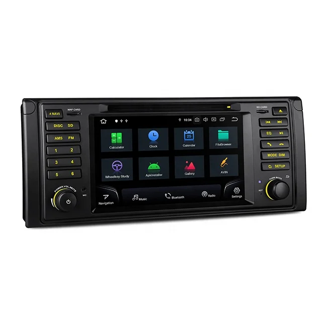 7 inch Snapdragon AI Android 12 Octa Core Car DVD Navigation Stereo with Built-in Carplay Android Auto DSP 4G LTE for BMW E39