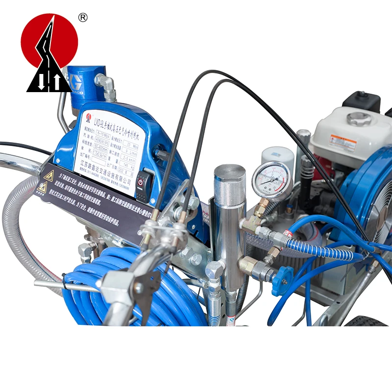 airless cold paint road marking machine with good quality Safety Reflective Traffic Signs Cold Spray Road Marking Machines