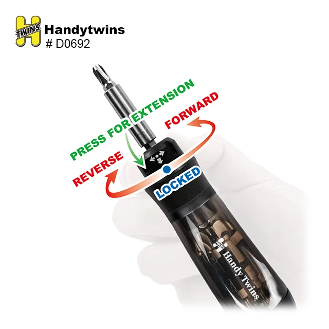 Screwdriver Ratchet Set Multipurpose All In One Screwdriver, Phillips/Slotted/Torx-Star/Hex/Square Bits