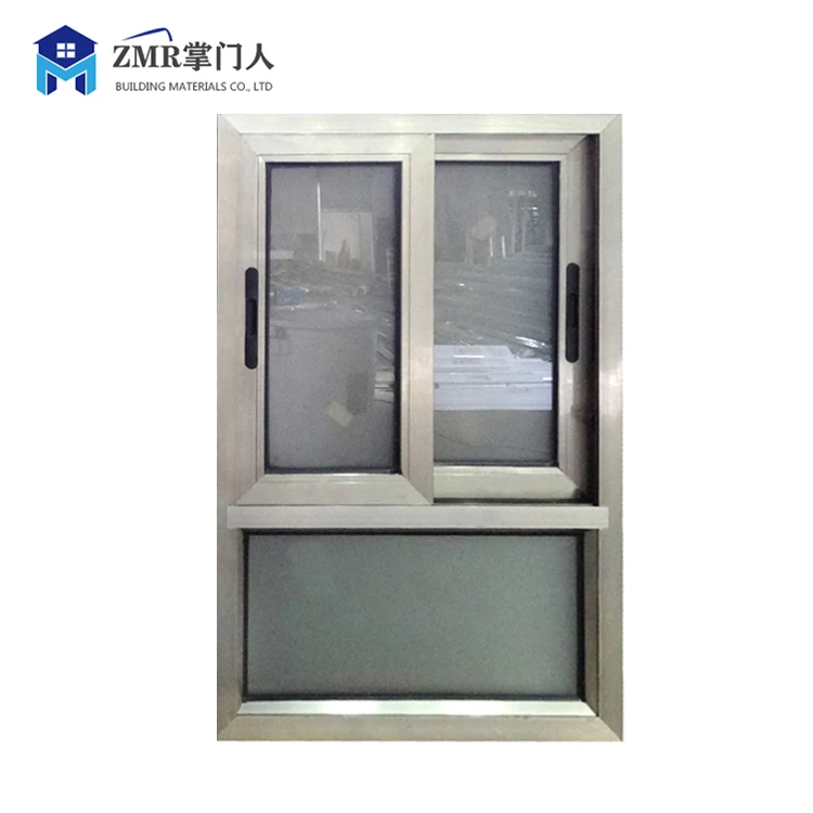 White and black aluminium window for house aluminum arch windows