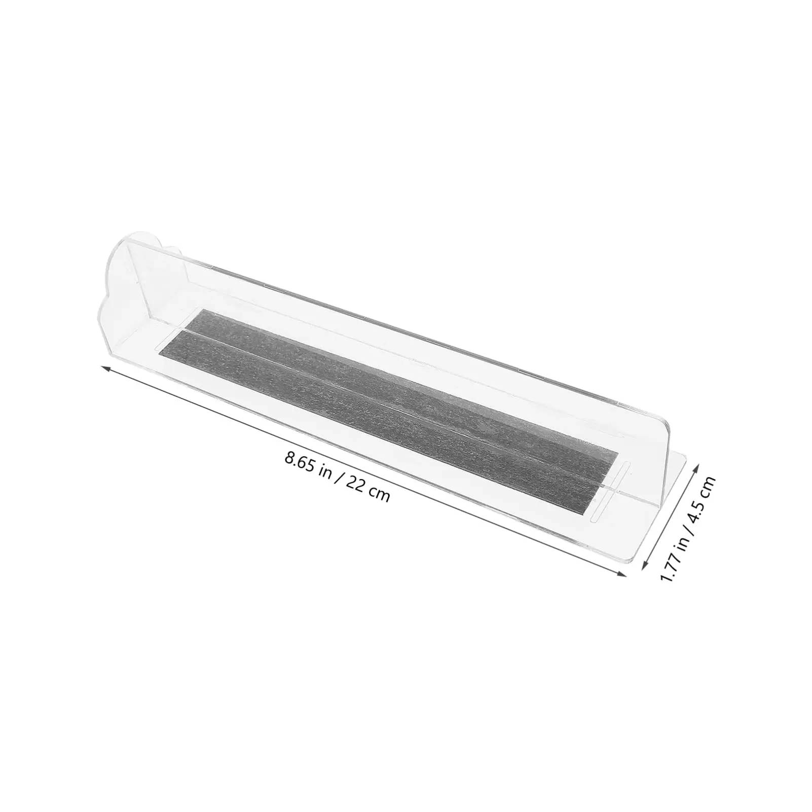 Supermarket Retail Store Magnetic Clear Acrylic Plastic L Shape Shelf Divider for Shop Metal Shelves