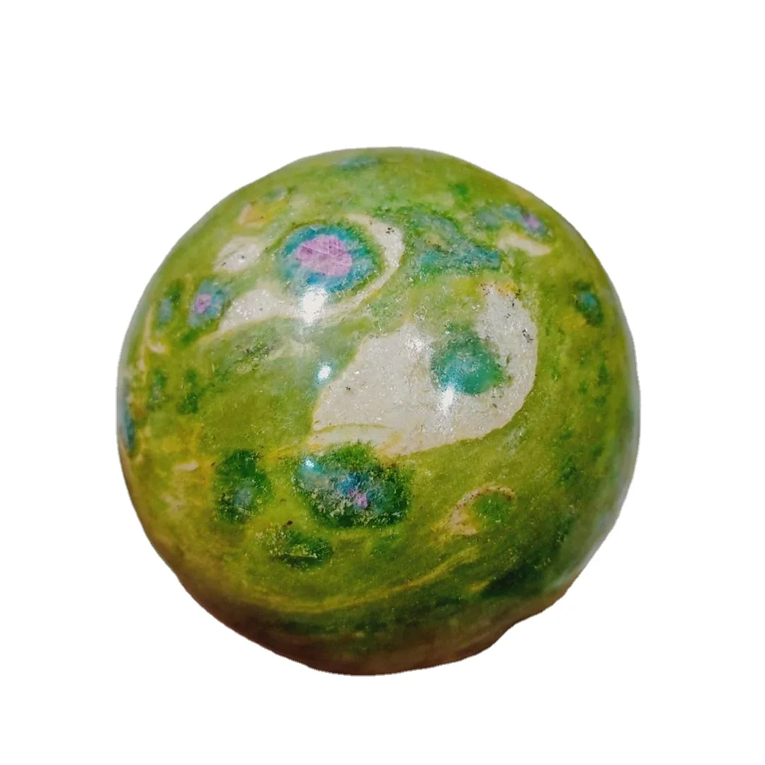 WHOLESALE NATURAL  CRYSTAL CRAFT STONE  SEMI PRECIOUS STONE RUBY ZOSITE  QUARTZ BALL CRYSTAL SPHERE : GEMSTONE SPHERE/BALL.