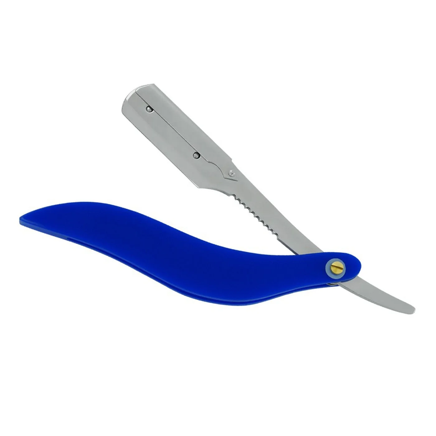 Folding Handle Razor - Straight Razor for Single Straight Edge Barber Razor Blades BY SIGAL MEDCO