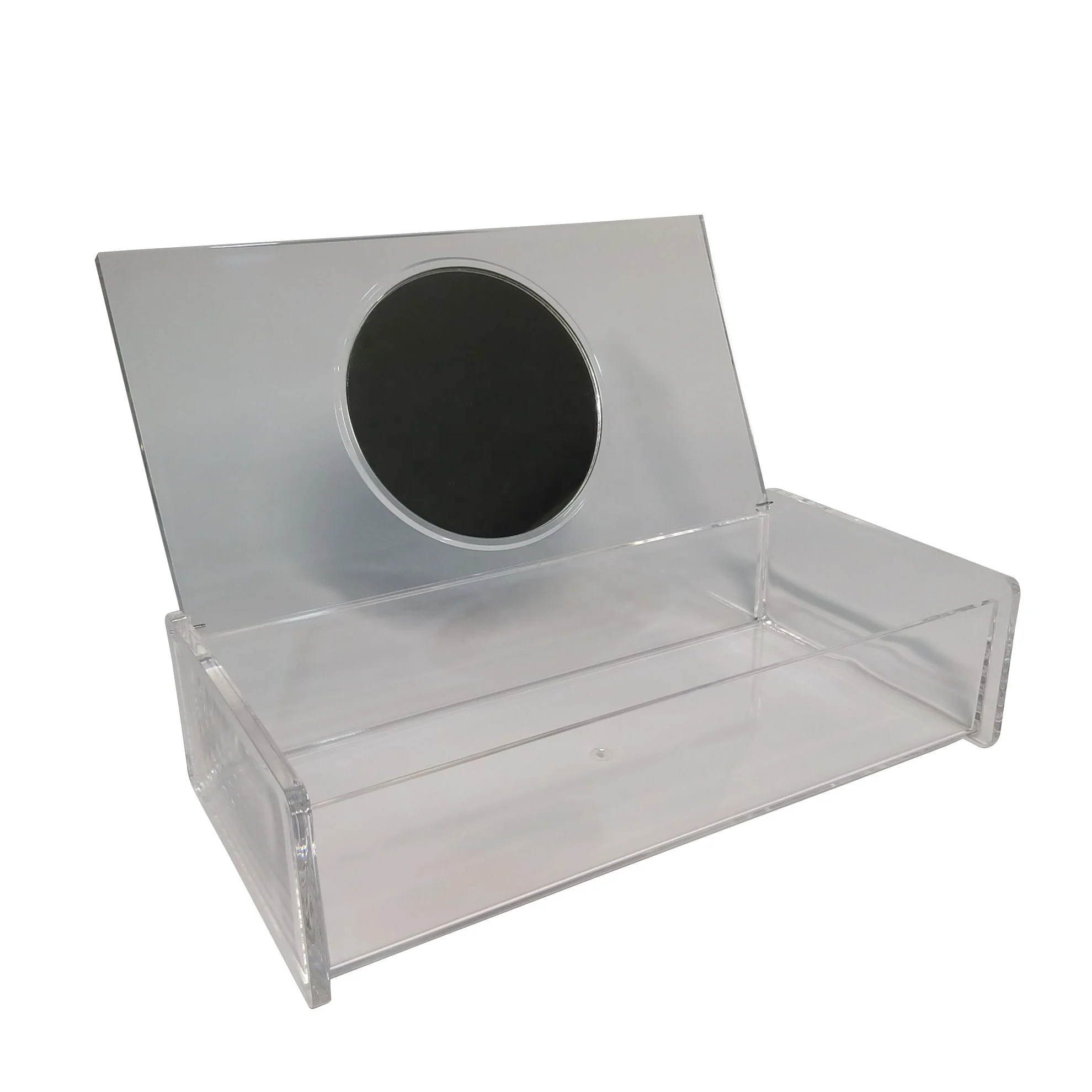 Rectangular Clear Acrylic Waterproof Divider Tray