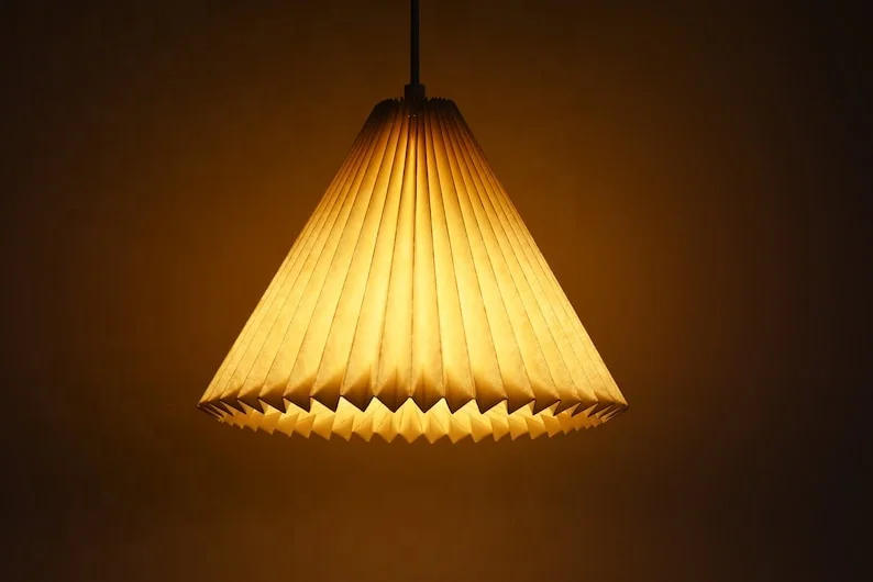 European Style Paper Lantern Lampshade Indoor Honeycomb Paper White Wood-free Cotton Handmade Paper From India Manufacturer