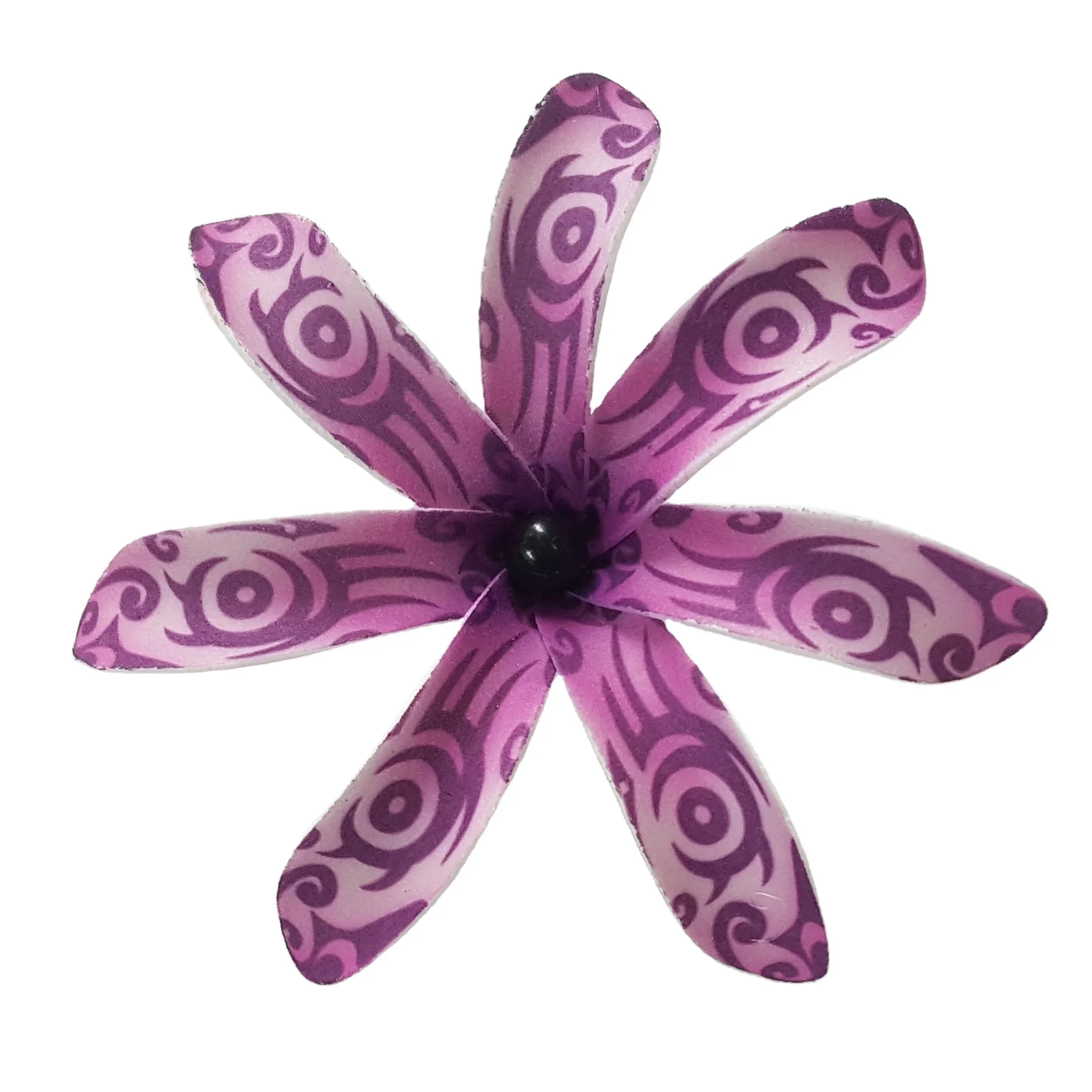 Best seller good quality Handcraft Handmade artificial tahitian foam flower with special tattoo and color pattern