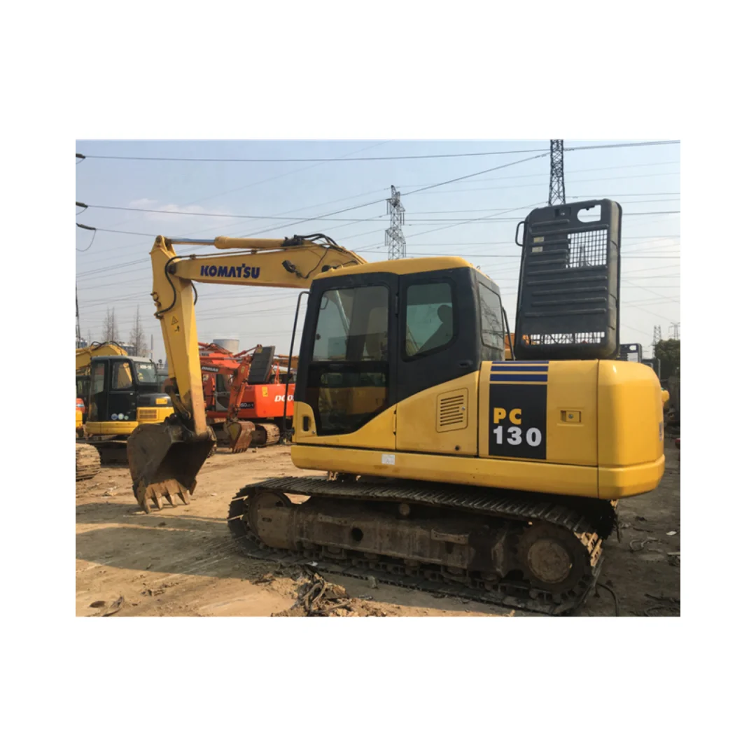 13 ton Used  high-performance Komatsu 130-7  excavator cheap for sale in Shanghai pc 220/200/300/350