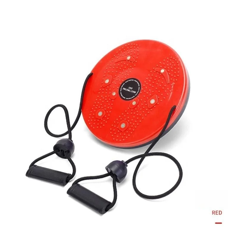 Fitness Exercise Figure Twister Twisting Waist Disc Balance Rotating Board with Pull Rope