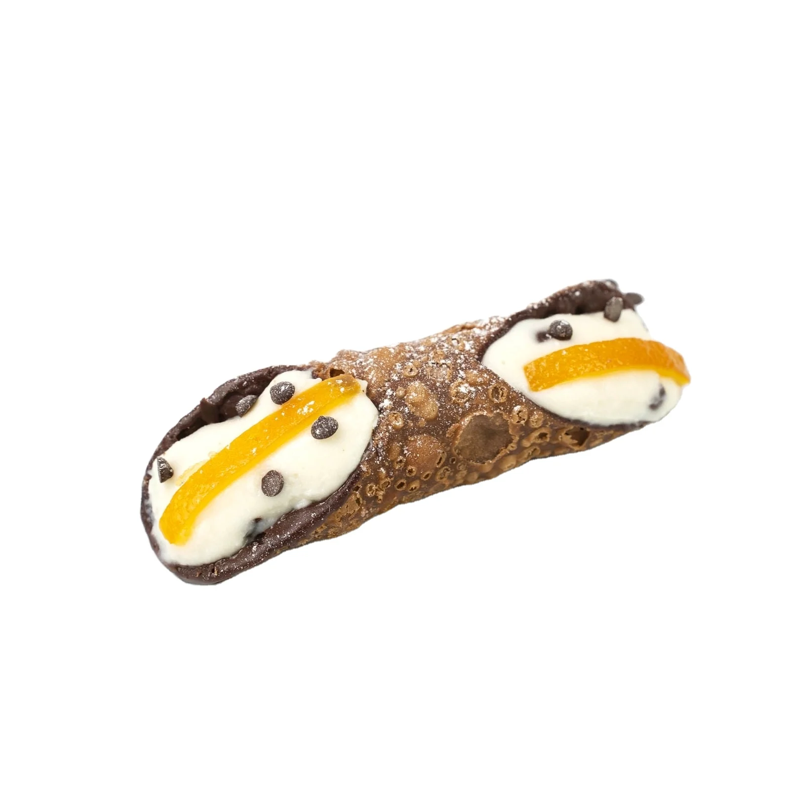 Made in Italy Sicilian Cannoli stuffed with Ricotta Cheese 12 pcs pack 1,20 kg frozen ready for export