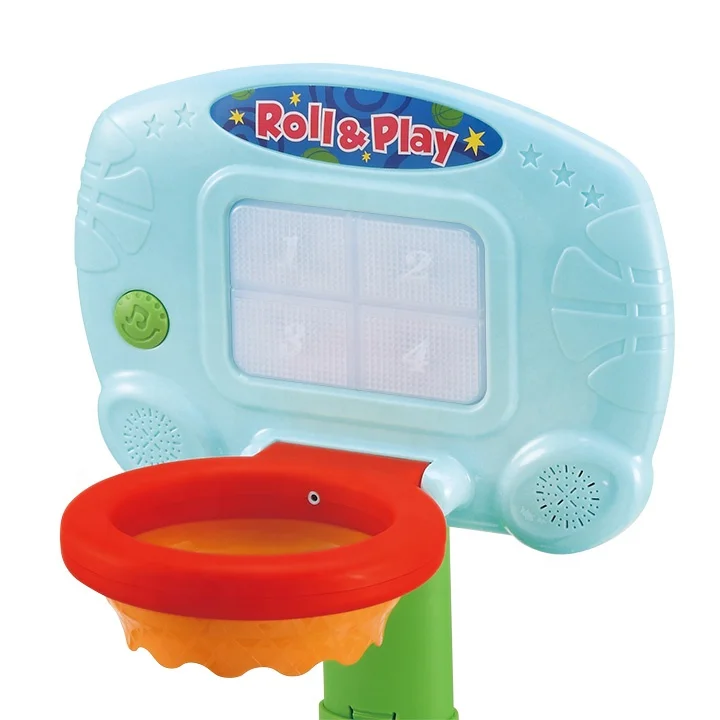 Encouraging sound & light effect shooting basketball game hoop stand Electronic Mini basketball hoop set