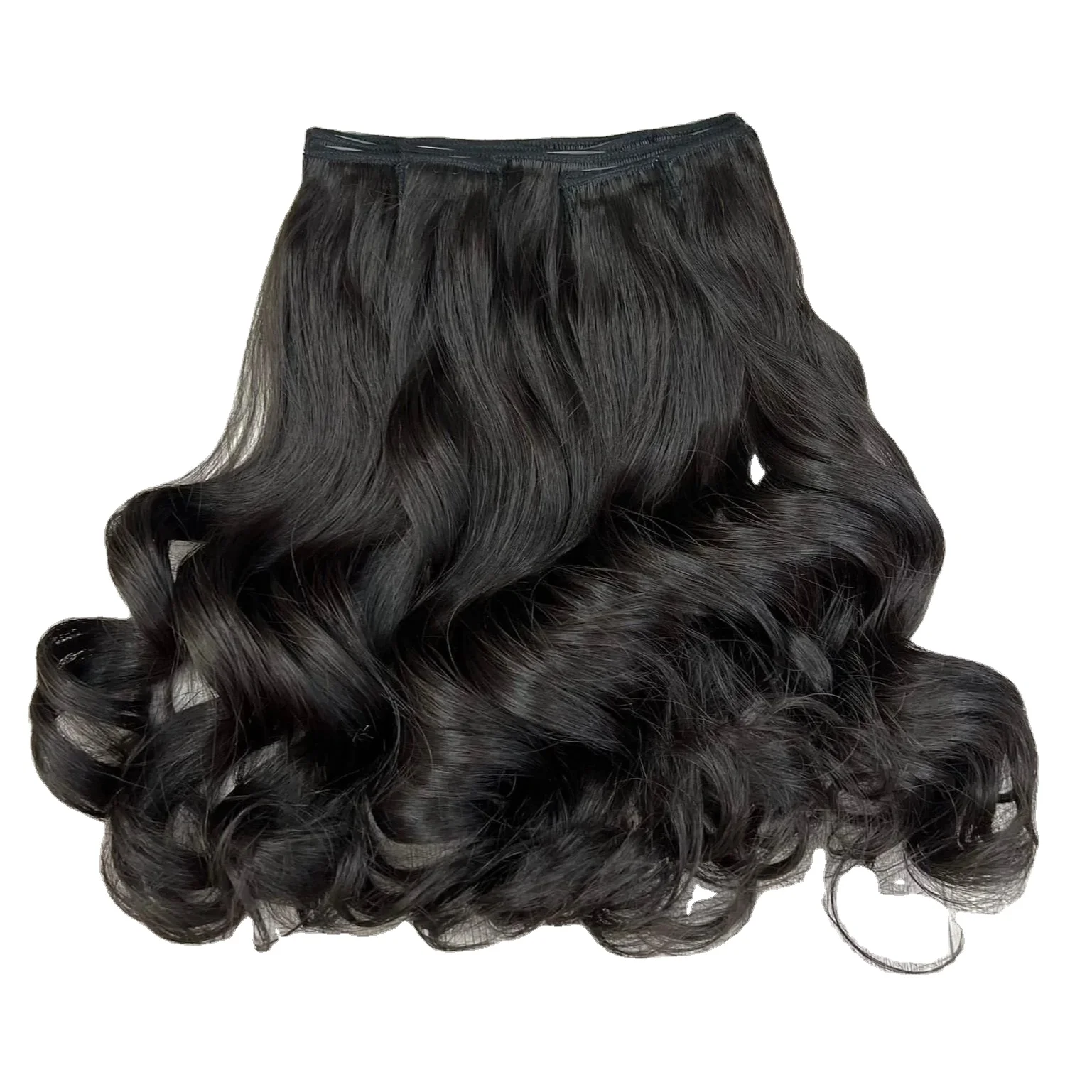 Top selling Vietnam human hair customized color and length natural wavy clip in hair tools for women factory wholesales price