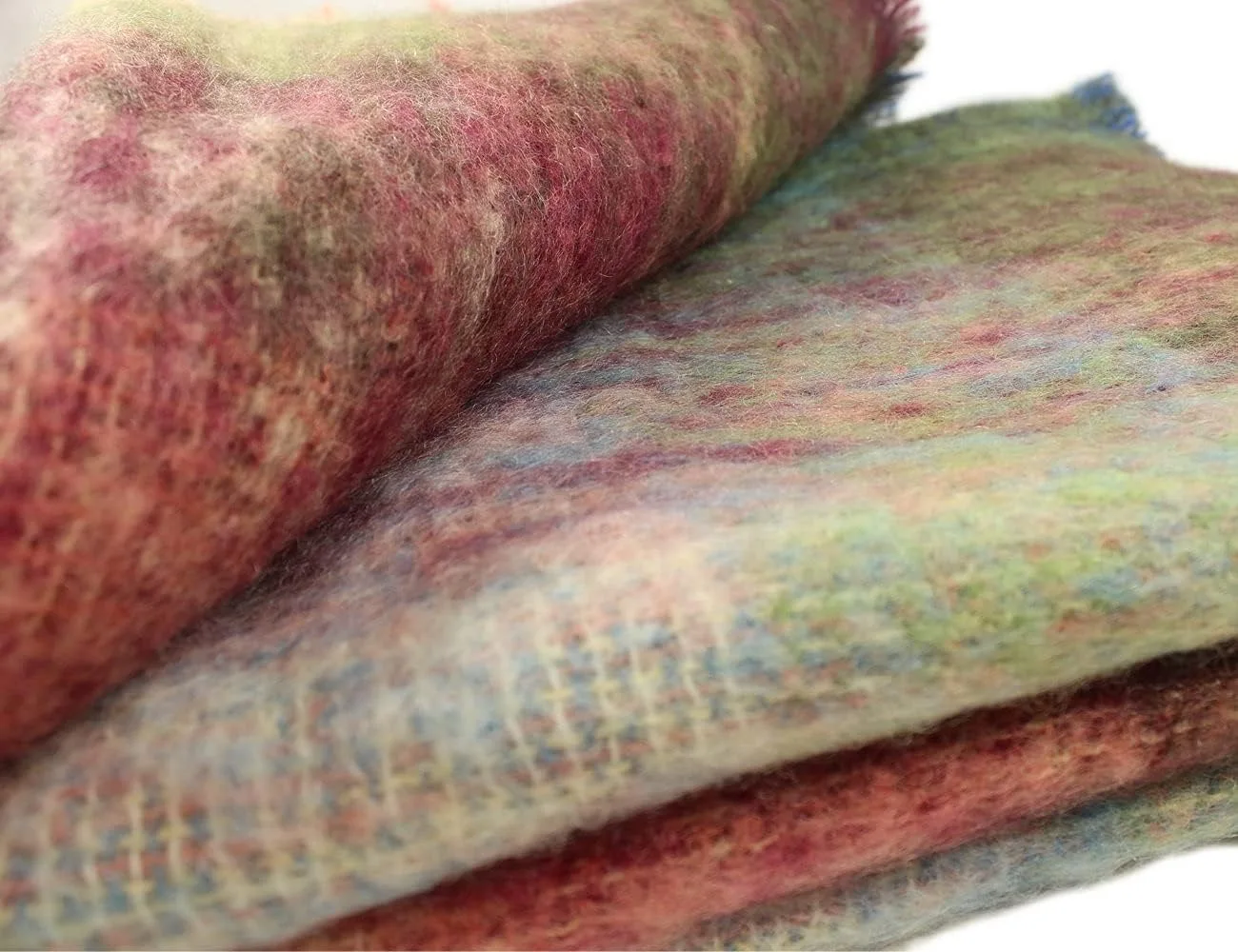 100% acrylic faux mohair cardigan sofa throw blanket Unique Portable Custom Mohair Throw blanket