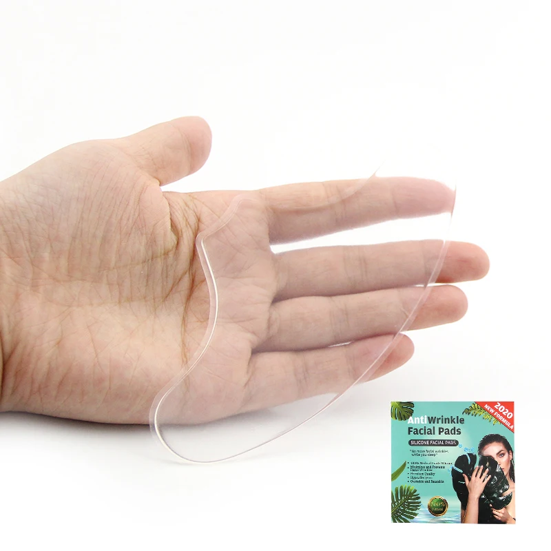 Лидер продаж многоразовые патчи для удаления морщин силиконовая клейкая Подушечка