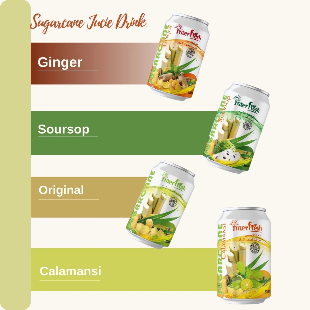 Interfresh Tropical Juice Sugarcane drink Blend - Private Label, Free Samples, OEM Services