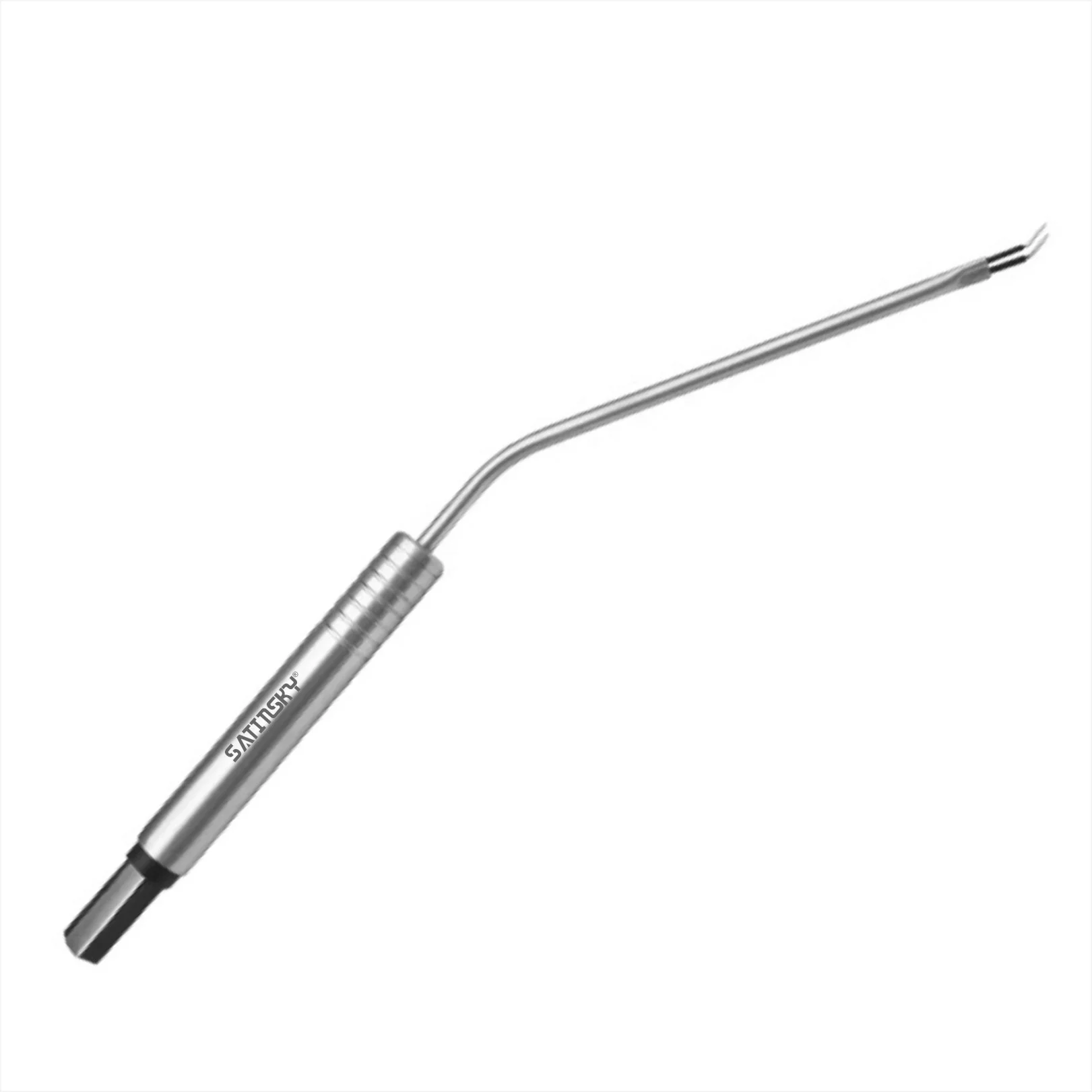 Bipolar ENT electrode straight, tip  angulated working length 18cm Electro Surgical Instruments