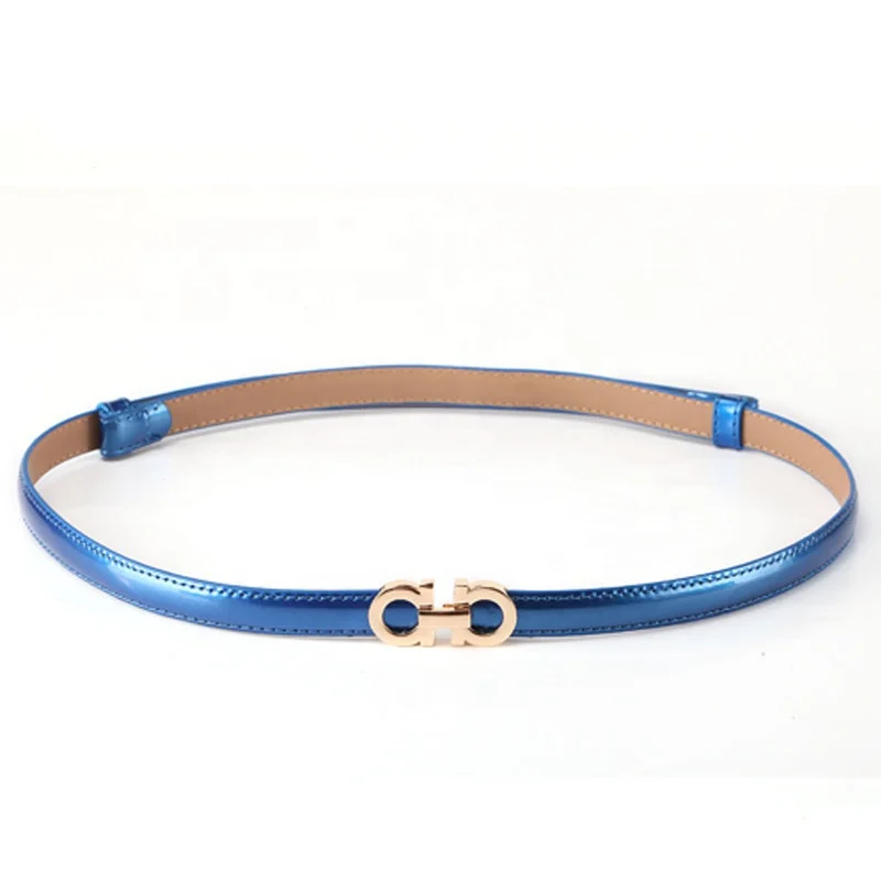 Ladies Genuine Leather Belt Fashion Exquisite Automatic Buckle Matching Clothes High Quality Belt