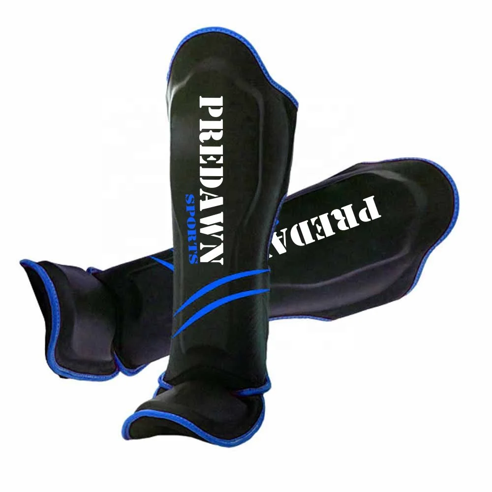 Shin instep shin pads leg protector shin guards Kickboxing Muay Thai Maya Hide Leather Leg Instep Protection