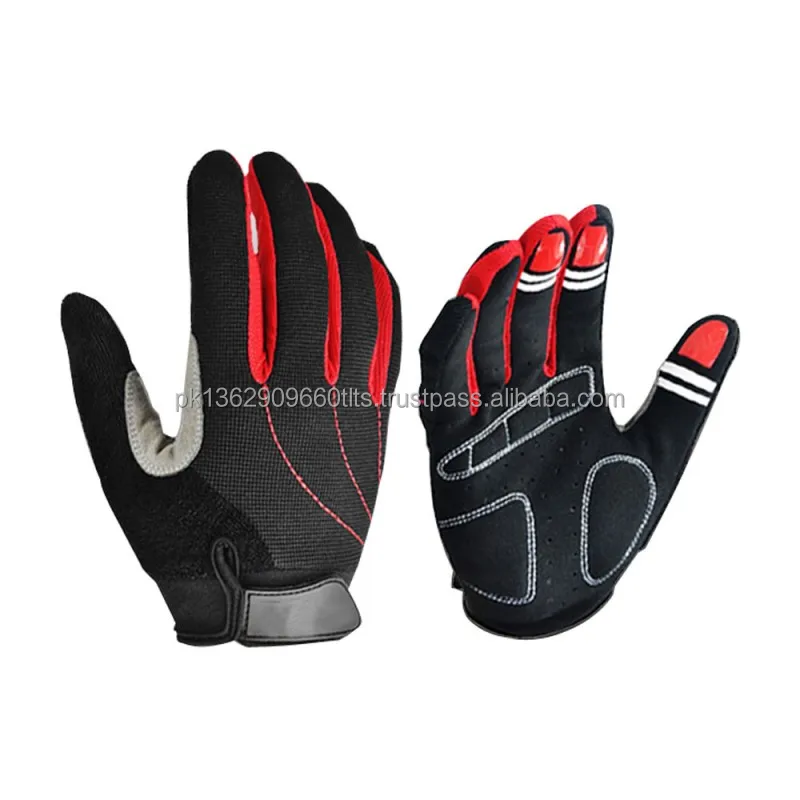 Adult Bmx Riding Full Finger Cycling Glove MTB Electric Bicycle Riding Gloves Touchscreen gloves