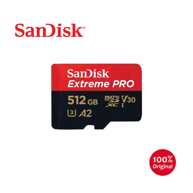 SanDisk Extreme PRO Flash Memory microSDXC cards 512GB