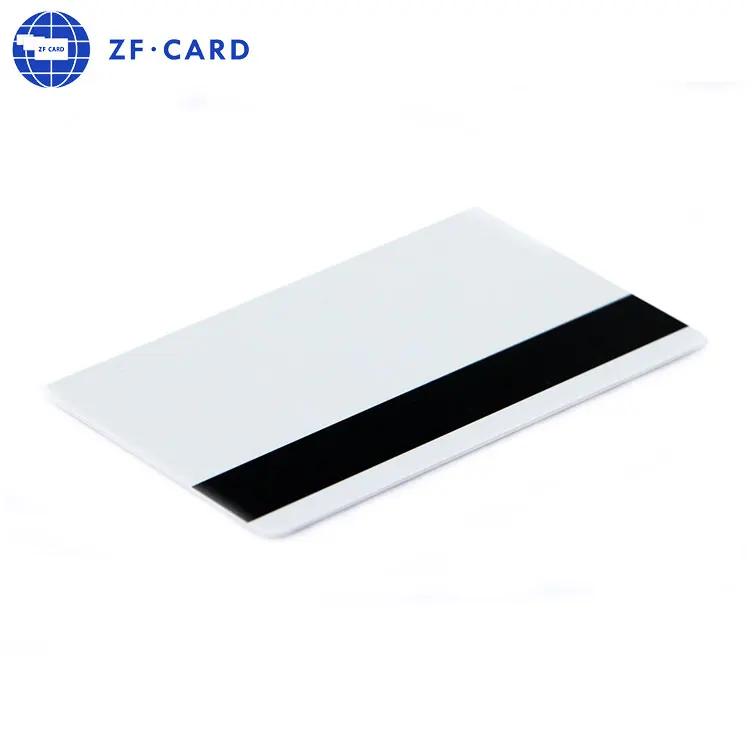 Plastic PVC Card  White Blank Hi-Co Magnetic Stripe for Access Control System