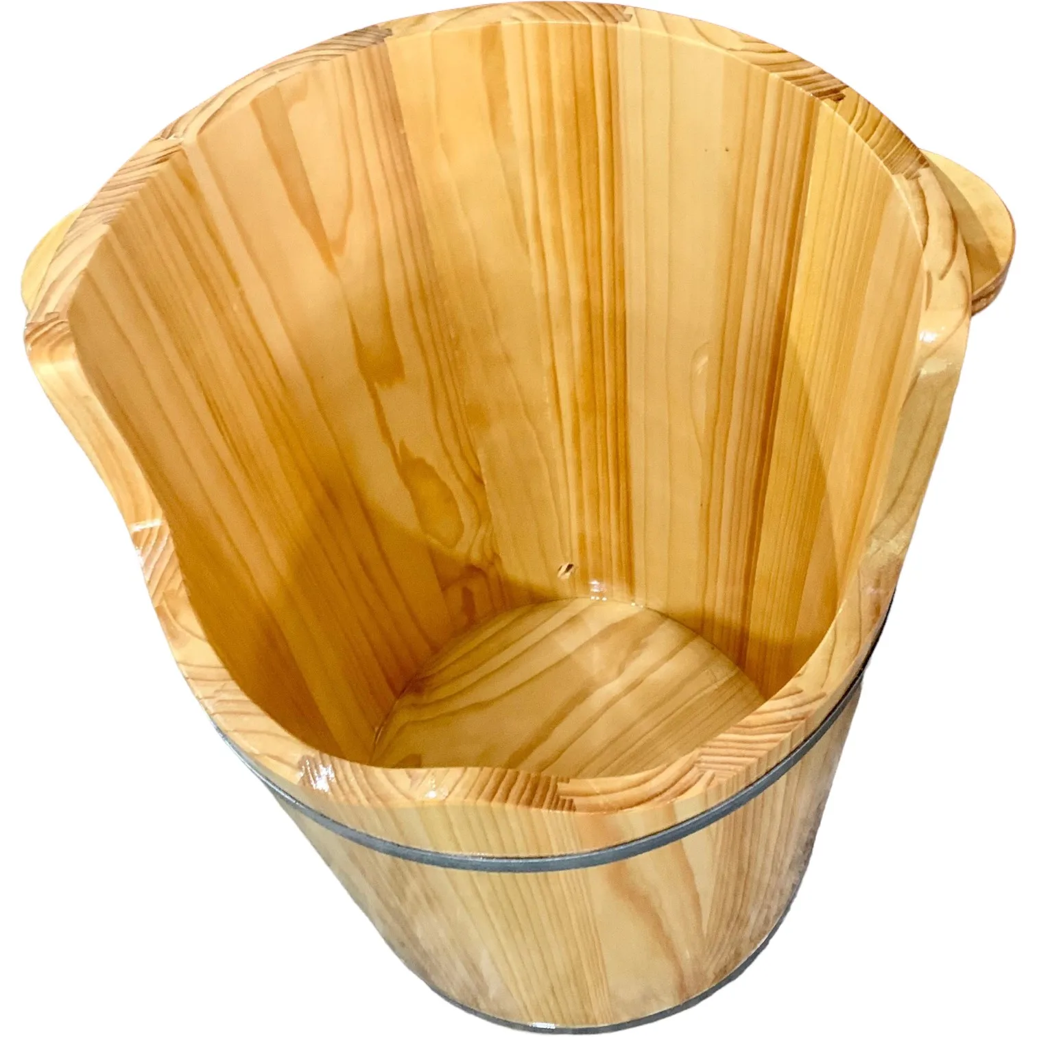 Hot Sales Wooden Spa Tub Natrual Wooden Barrel Bath Tub Pine Wood Bathtub Made In Vietnam Manufactory OEM/ODM