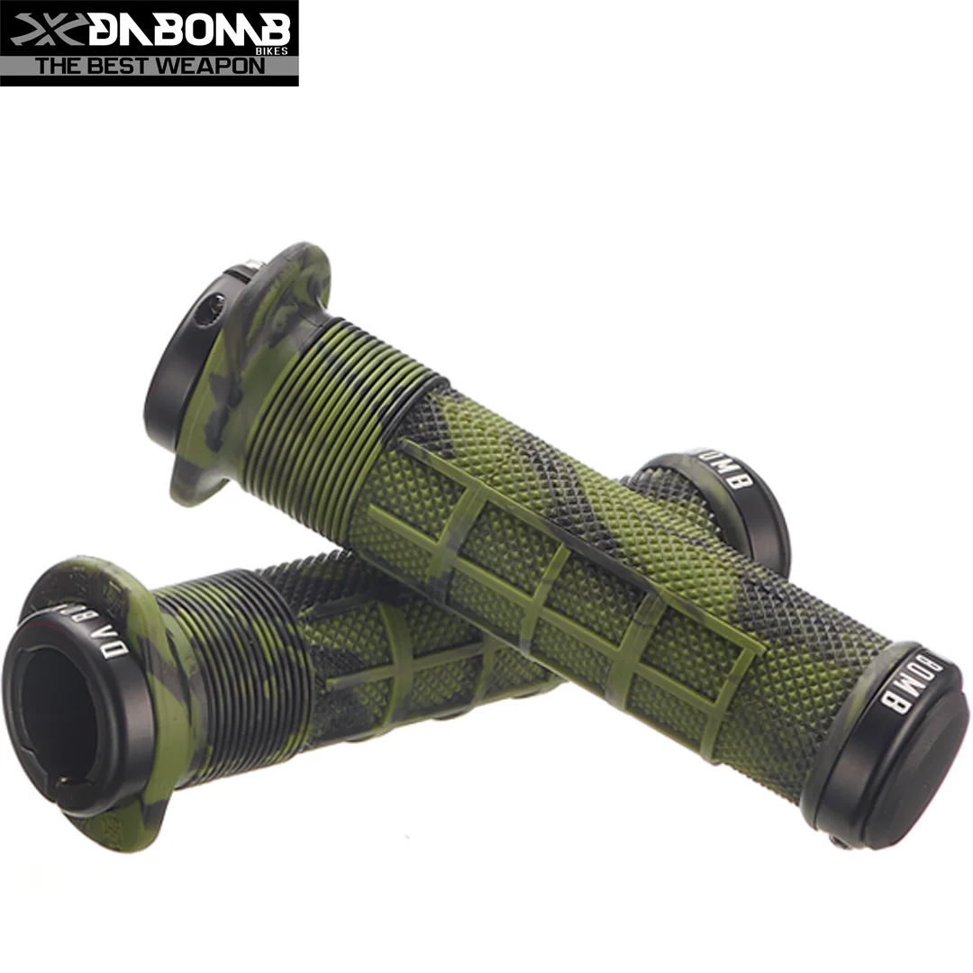 Ручки для горного велосипеда DABOMB MTB Enduro Camo LockOn