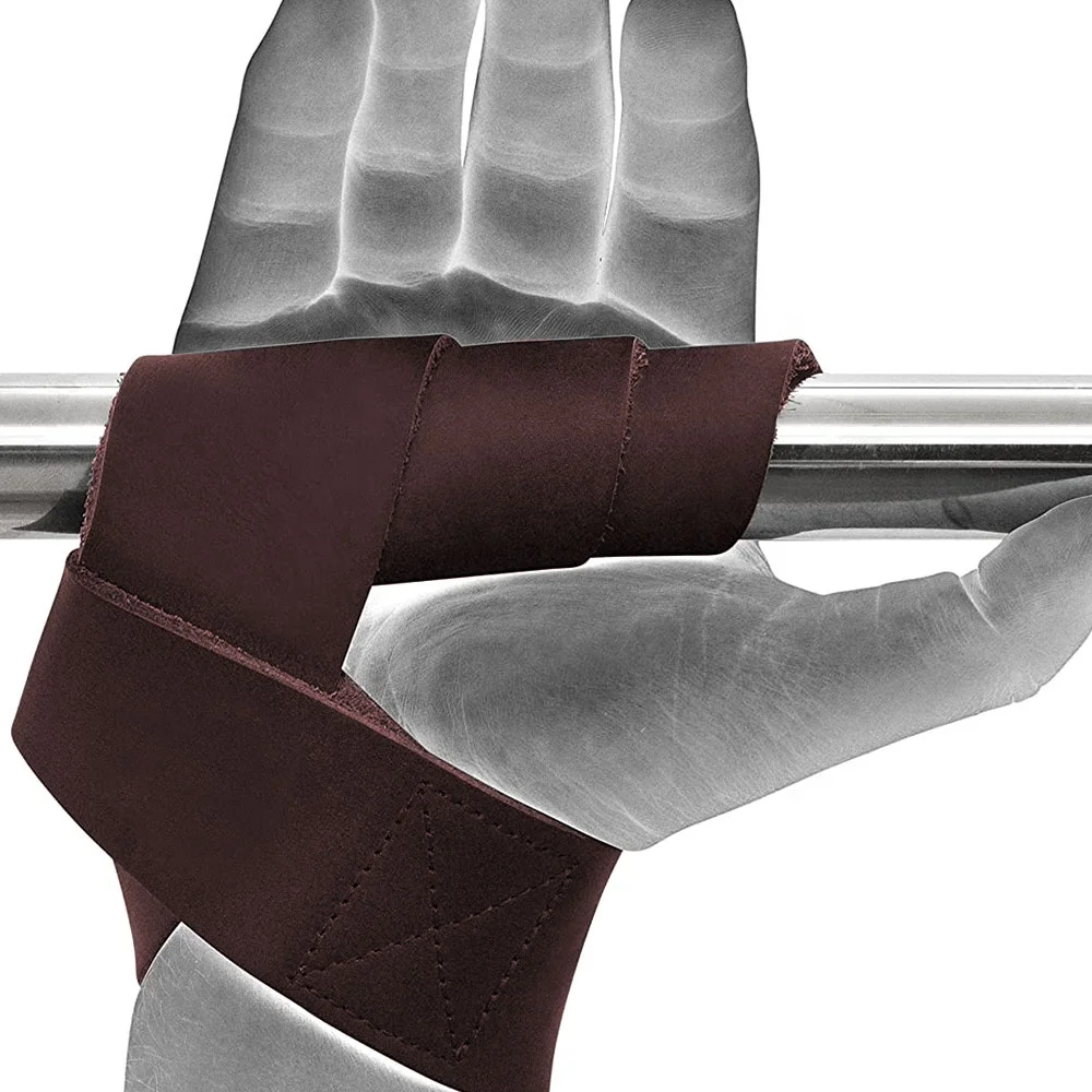 2022 New Arrival Weightlifting Leather Lifting Straps Best Price