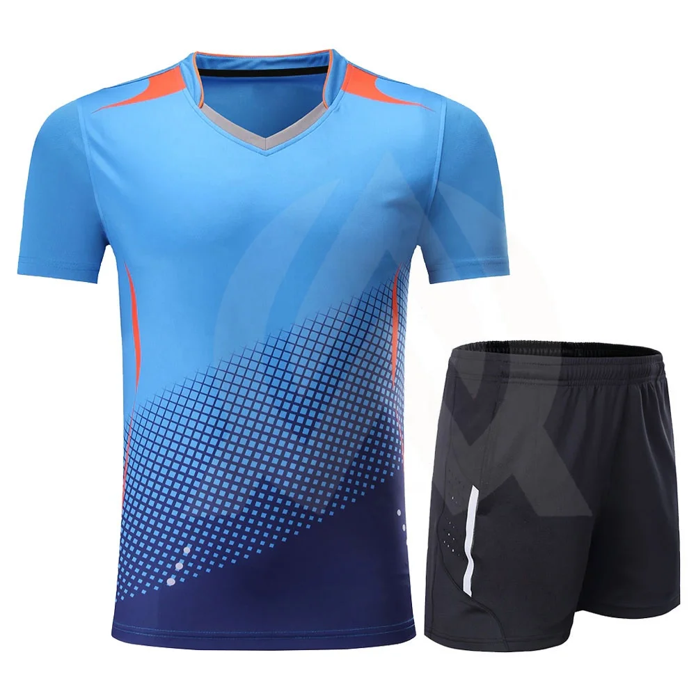 Top trending Custom best Badminton Clothing Shirts and shorts Tennis Wear Wholesale Sublimation Printing Men Uniforms